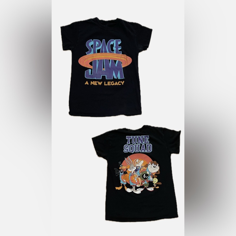 Tune Squad Kids Black T-Shirt